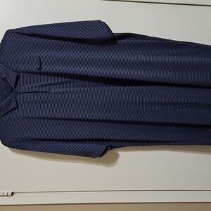 Nike Blue/ Navy Stripes Mens Golf Shirt LIKE NEW Size XXL